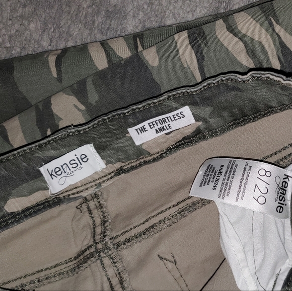 Kensie Jeans The Effortless Ankle in Camouflage - Picture 5 of 6